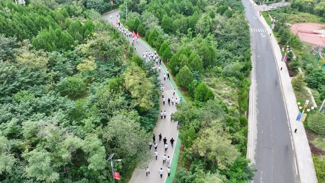 太行步道（唐县段）精品线路体验观摩现场。戴少鹏 摄