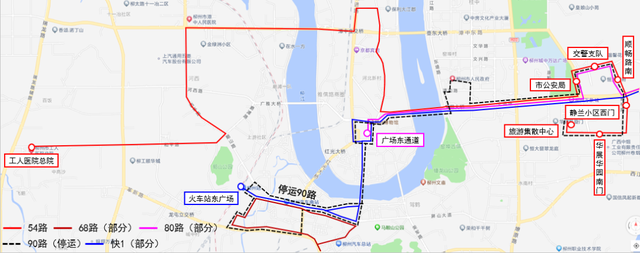 54路调整方案示意图