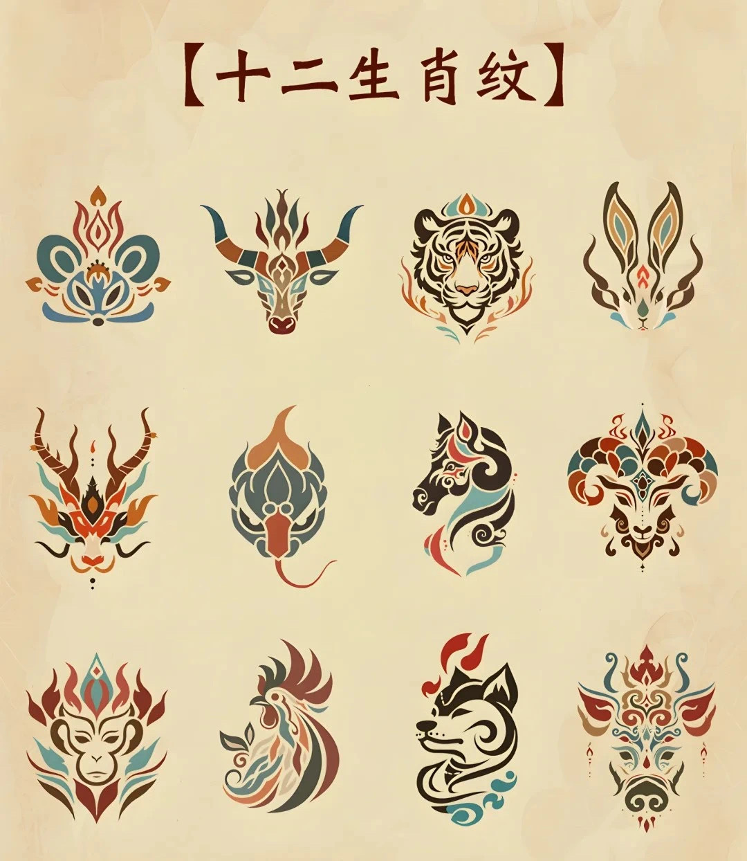 敦煌风格的十二生肖祥纹,用在设计上多好,真的是无论再过多少年依然不会过时_新浪新闻