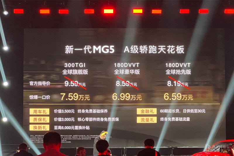 “猎瞳”设计/<em>XDS</em>系统 新款MG5上市 售8.19万元起