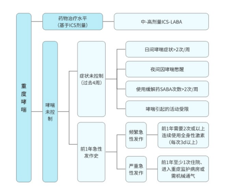 图2：重度哮喘的评估