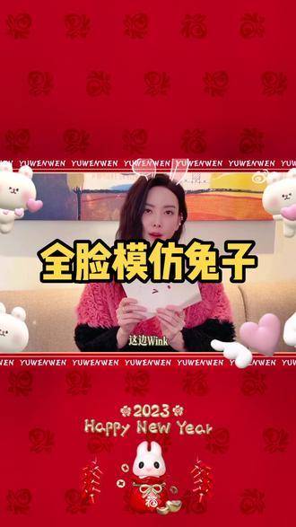 全脸模仿兔子挂饰真是拼尽全力了 兔年大吉|于文文_新浪新闻