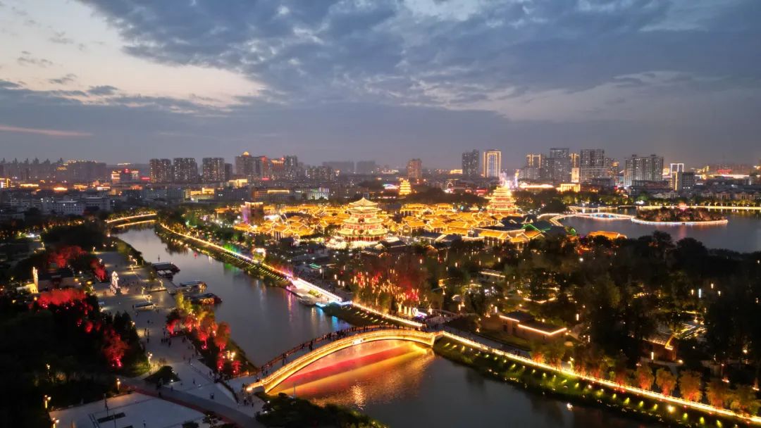沧州南川楼夜景(沧州市大运河文化发展带建设办公室供图)