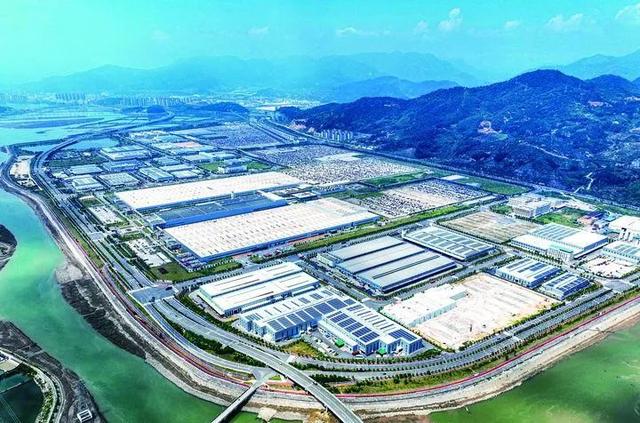 这是上汽集团福建宁德基地.新华每日电讯记者 林善传 8月9日 摄