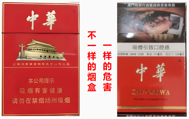 看了澳门的中华烟包装盒,你还想抽吗?