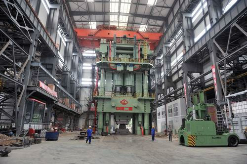 中國二重的八萬噸鍛壓機一大目標就是給航空工業做配套作者供圖