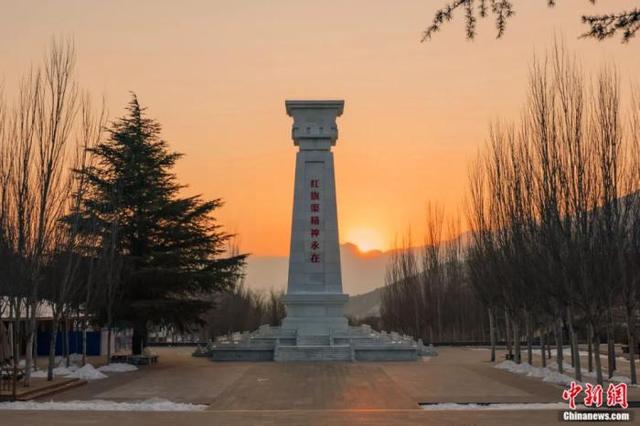 红旗渠纪念碑.中新社记者 李超庆 摄