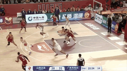 CBA常规赛：山西7人上双击败广东迎开门红 张宁17+6胡明轩15分-cba山西张宁数据