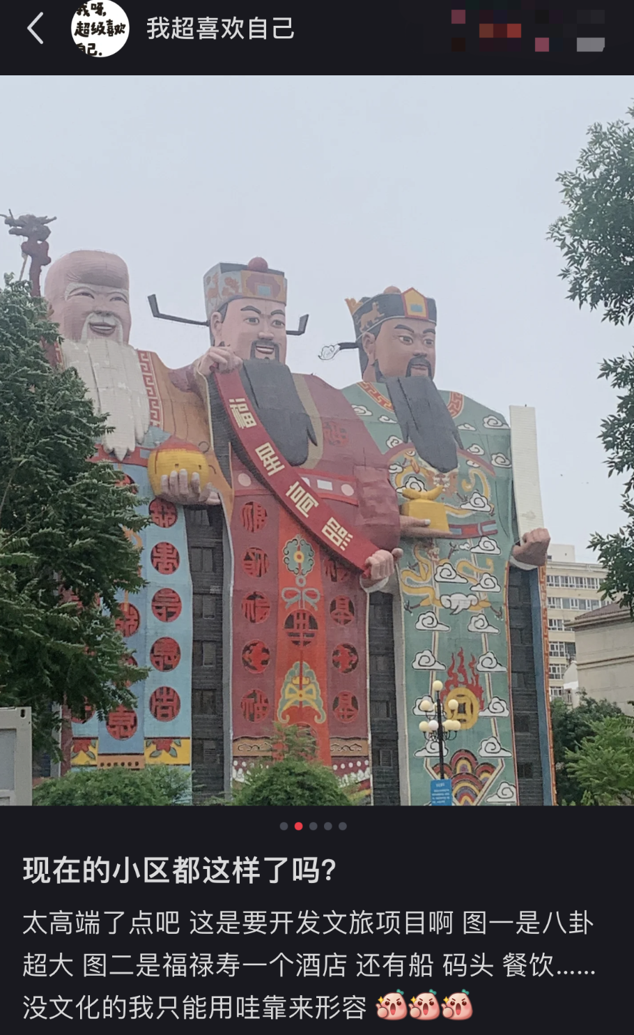 "天子大酒店" ,矗立在河北三河燕郊镇的"天子庄园"小区里