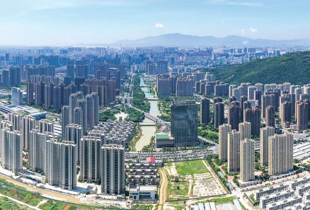 瑞安市安阳街道瑞祥新区高楼林立