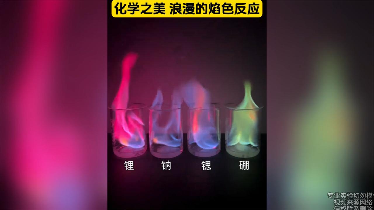 化学之美 浪漫的焰色反应