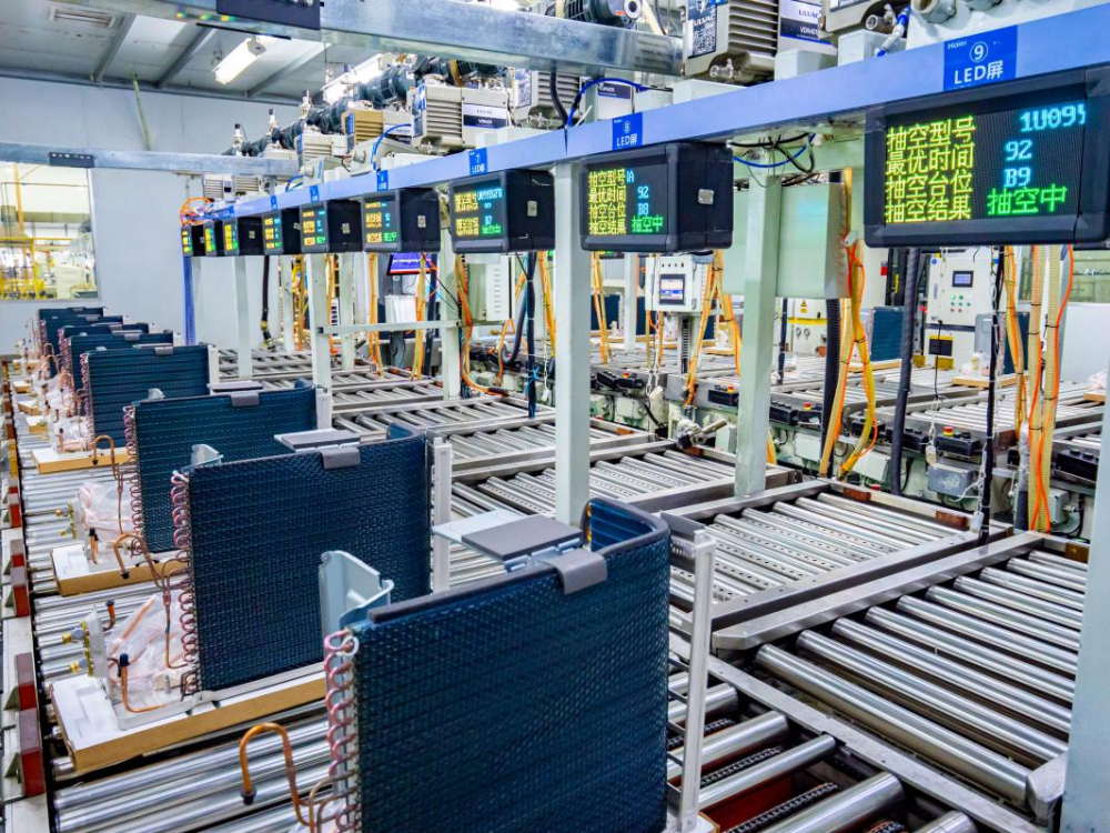 海尔胶州空调互联工厂现场