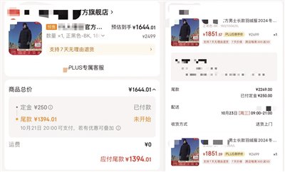 价格“先涨后降” 尾款莫名涨价 “双11”优惠“背刺”消费者|电商平台|潘磊|新京报|商品|活动_新浪新闻