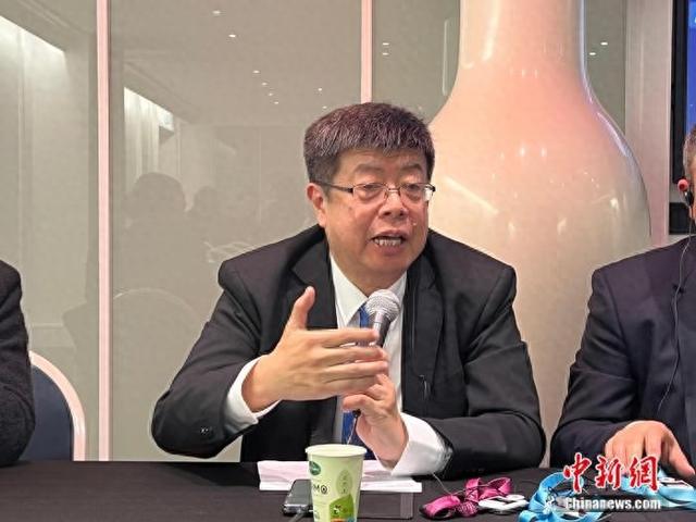 图为张颐武在平行论坛上发言。