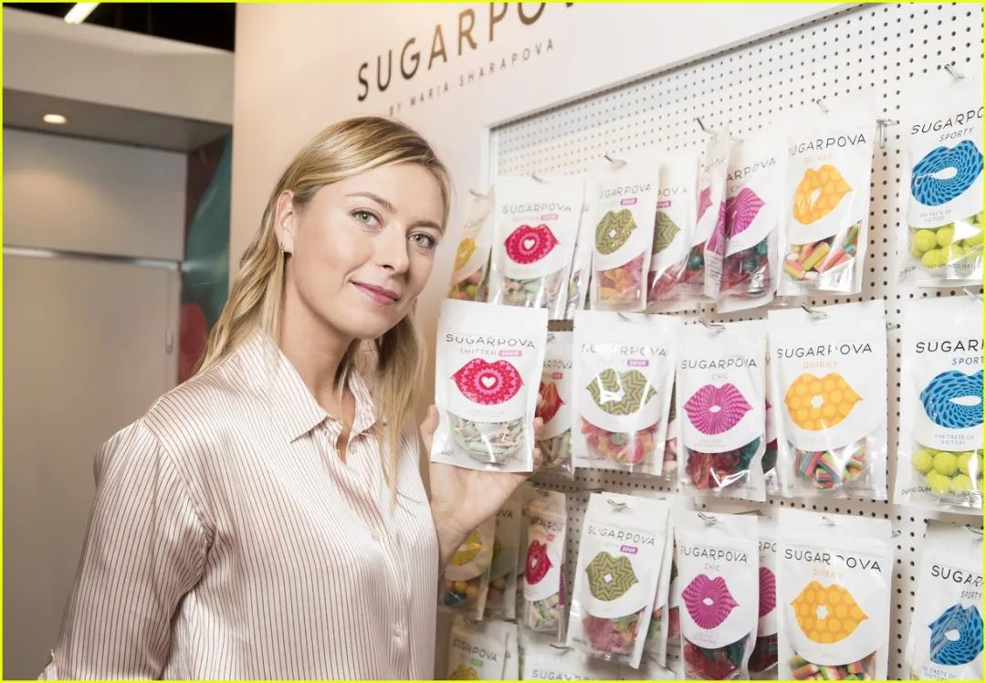 莎拉波娃代言自己旗下品牌Sugarpova，2014年