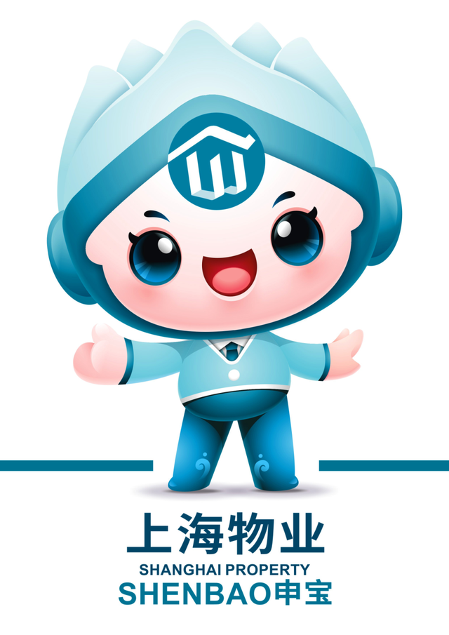 40号作品头部设计源于东方明珠塔,随身佩戴物业工具盒的卡通形象"物小