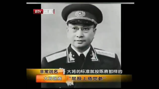 陈庚大将趣事:屁股上插党参,候补!_新浪新闻