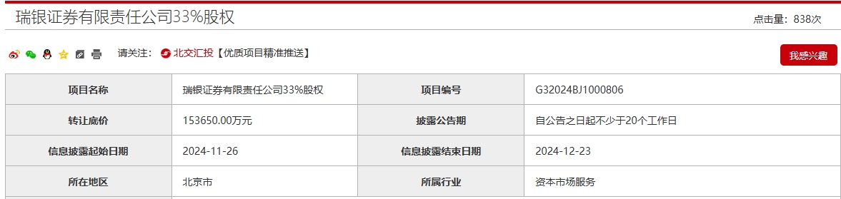 图片开头:北京产权交游所官网截图