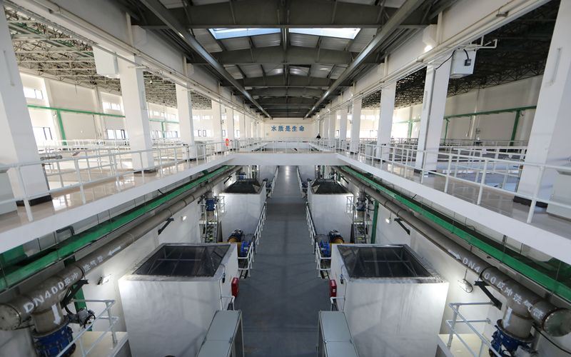 石景山水厂。北京市水务局供图