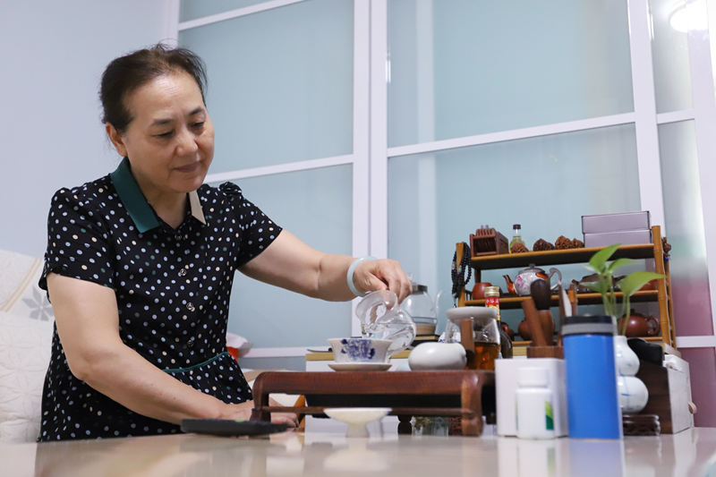 北京市民喝上“南水”。北京市水务局供图