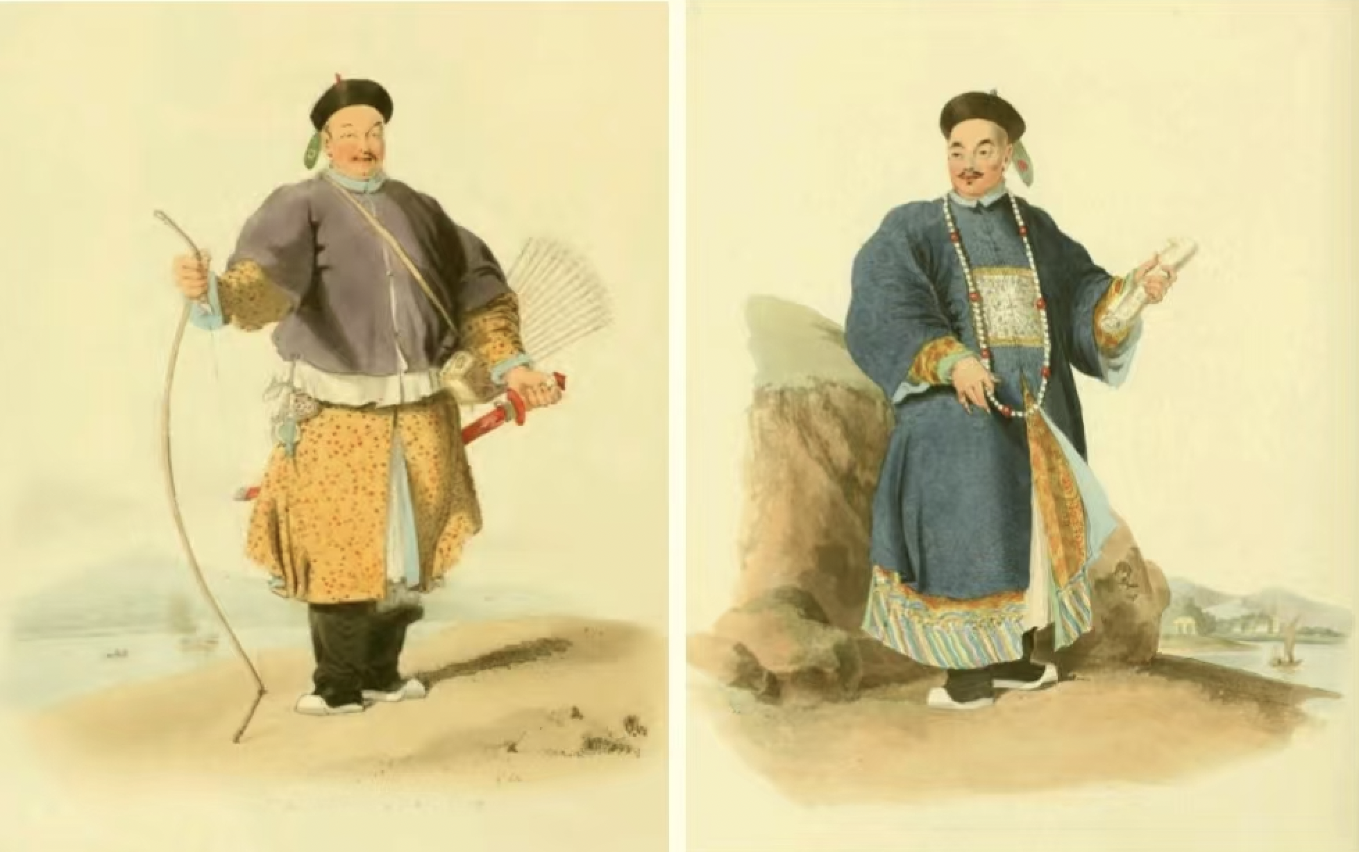 肖像,威廉·亚历山大绘,1805年,蚀刻版画