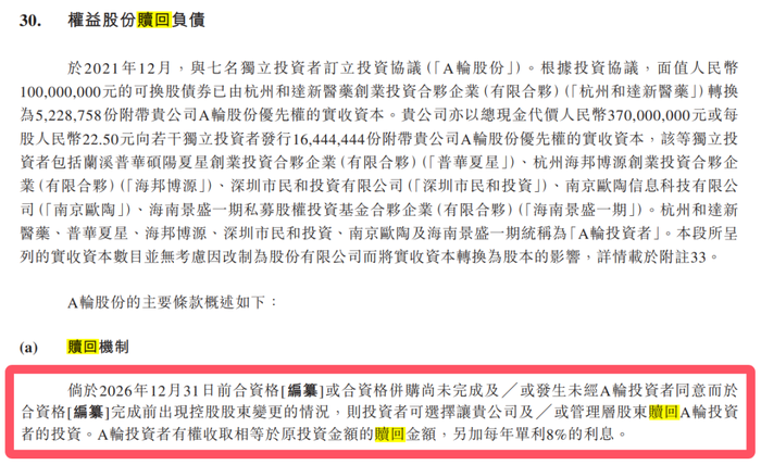 图 / 泰德医药招股书