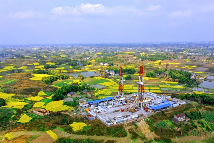 威荣页岩气田(王平 摄)