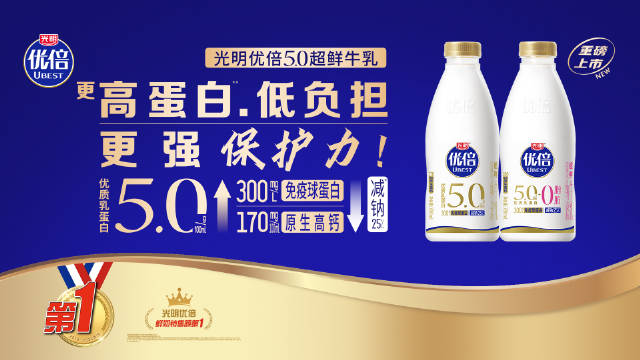 光明优倍新品5.0超鲜牛乳,高营养更健康,品味醇厚与滋养…|鲜奶|5G|超高|牛奶|乳蛋白_新浪新闻