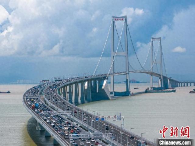 深中通道。广东省交通运输厅 供图