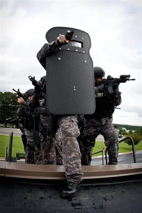 典型的防弹盾牌