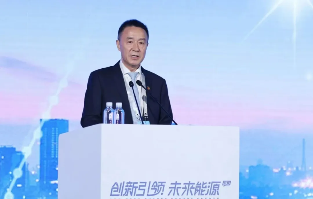 时任国家电投新能源总工程师兼中国电力总裁的贺徙主持会议