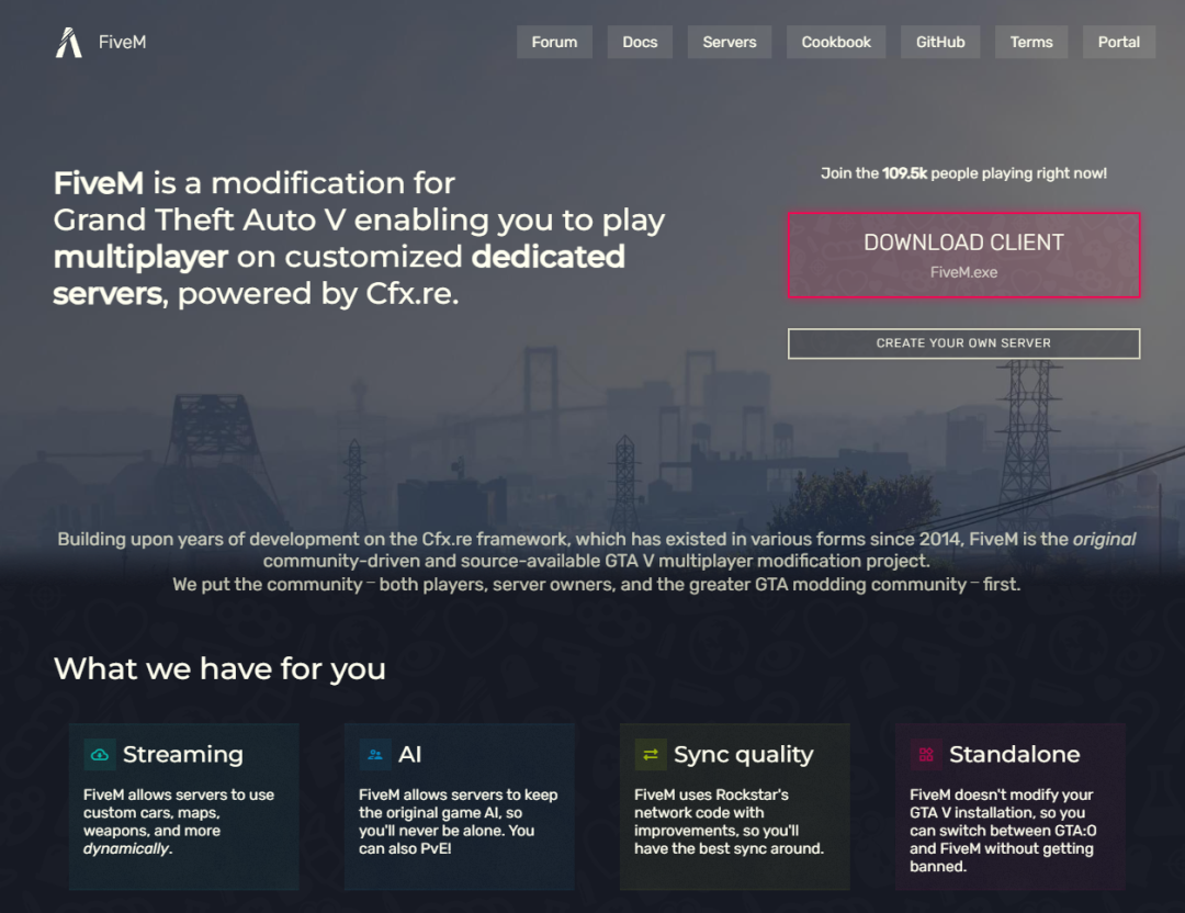 FiveM官网