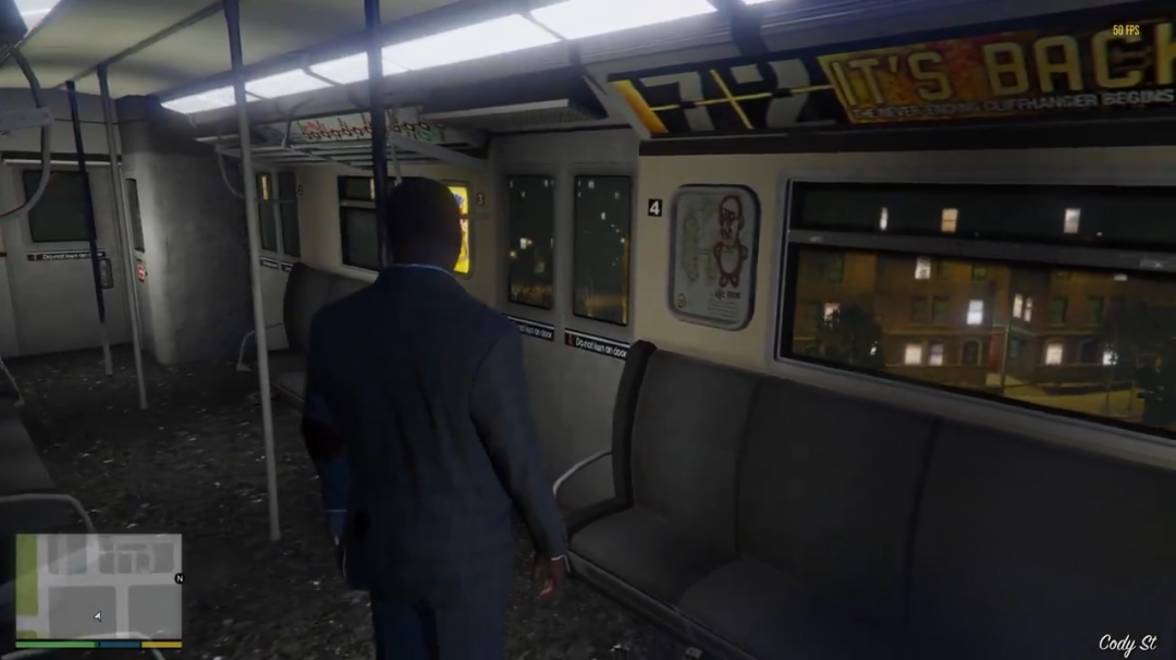 坐车时没有过场CG，人物仍可操控——X@videotechuk_