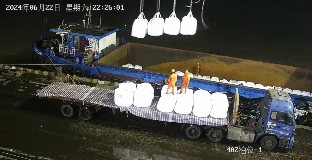 运输车辆吨袋装卸作业识别