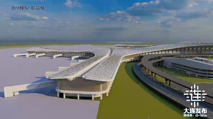 ▲金州湾国际机场效果图