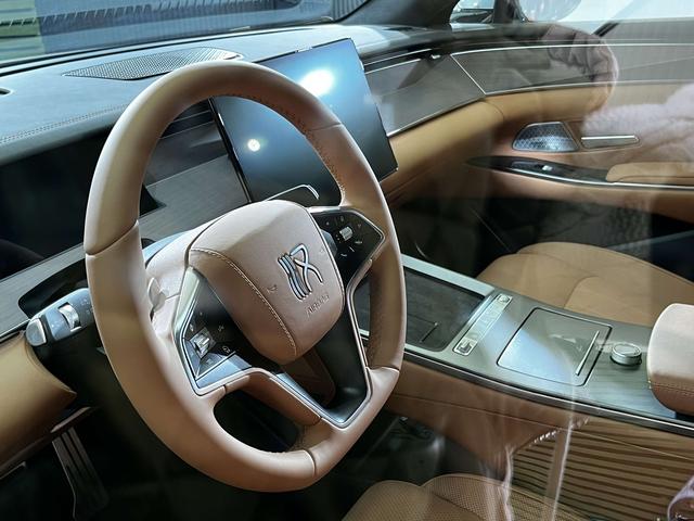 比亚迪汉L内饰 观察者网摄