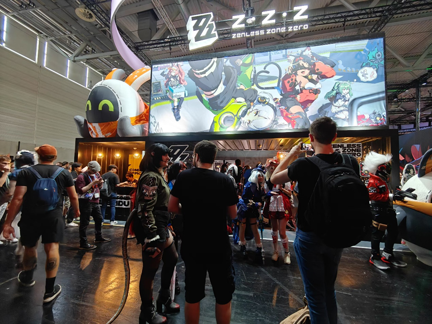 科隆展上终末地和绝区零的展台