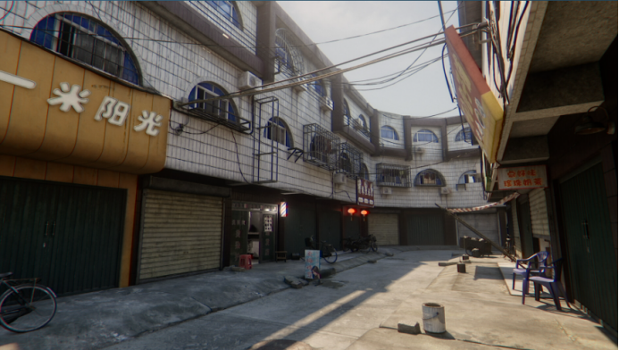 陷入空间循环的诡异街道