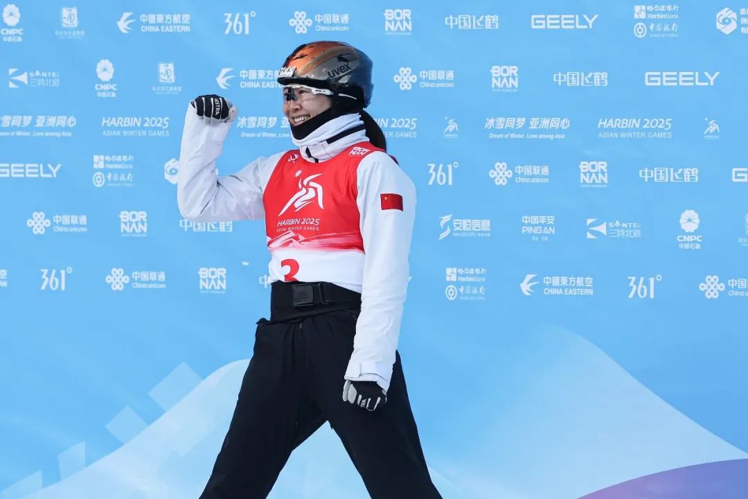 中国选手徐梦桃获得金牌。图片来源：视觉中国