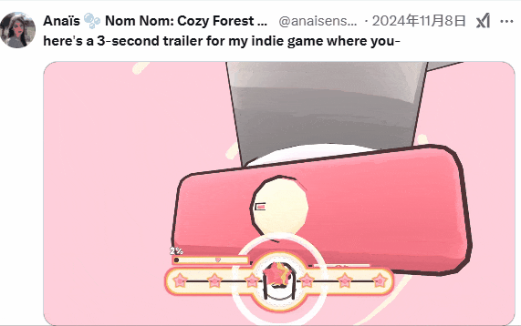 另一种风格的预告，将游戏的所有内容用“快进”压缩到3秒，同样有很高点击量