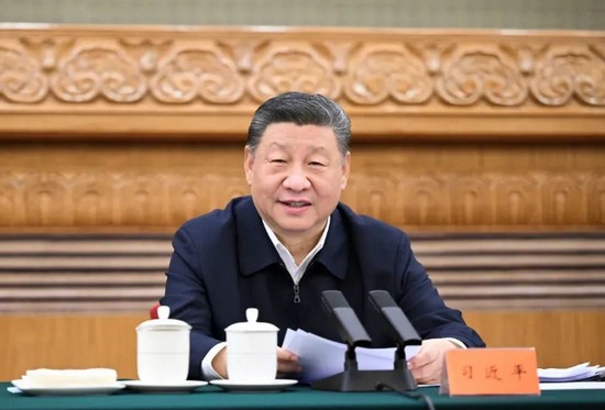 2月17日，中共中央总书记、国家主席、中央军委主席习近平在京出席民营企业座谈会并发表重要讲话。新华社记者 谢环驰 摄