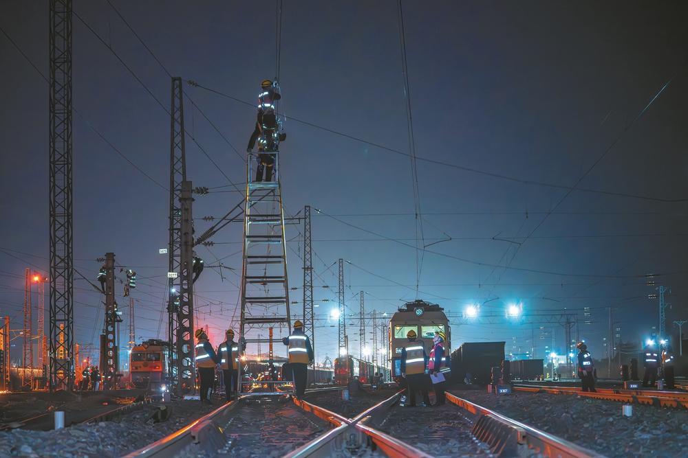 刘婷 摄于成都北编组站