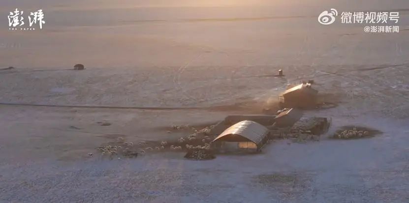 图：典型的牧区居民，地广人稀，难以实现规模效应 