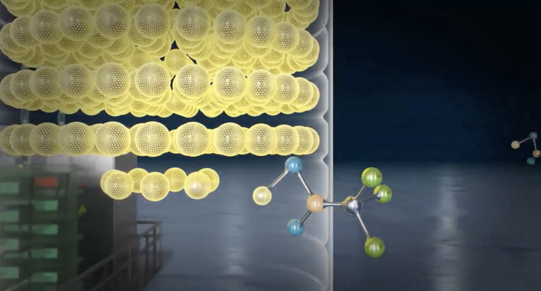 图丨功能有机分子三氟甲基亚磺酸锂（LiCF3SO2）为电池补充锂离子（来源：复旦大学）