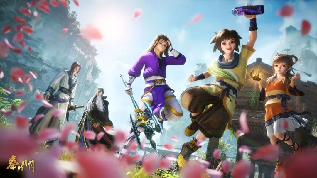 3D武侠动画连续剧《秦时明月》。杭州玄机科技股份有限公司供图