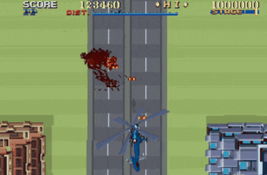 街机《雷霆之翼》显然不是MD的性能可以碰瓷的