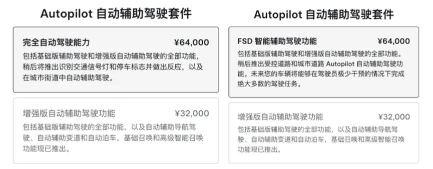 ▲特斯拉的全自动驾驶功能，图源网络