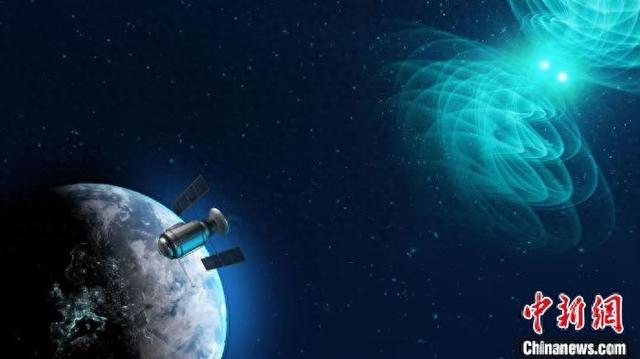 双中子星合并的艺术呈现图(图片来自MPI-IS&A.Posada)。施普林格·自然 供图