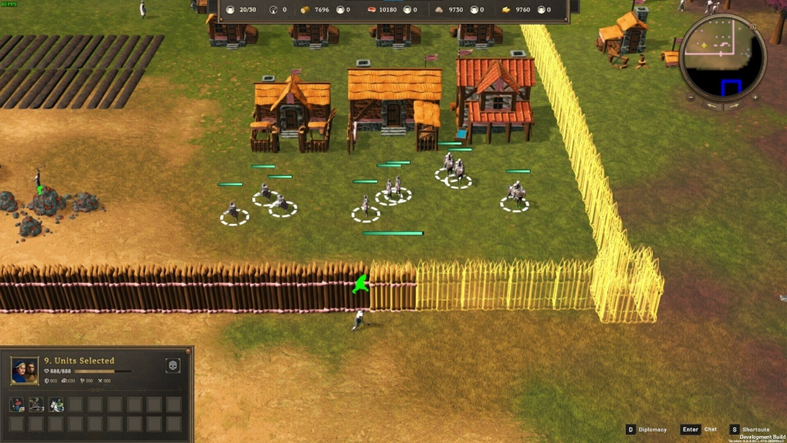 依旧需要为自己的营地建立防御工事