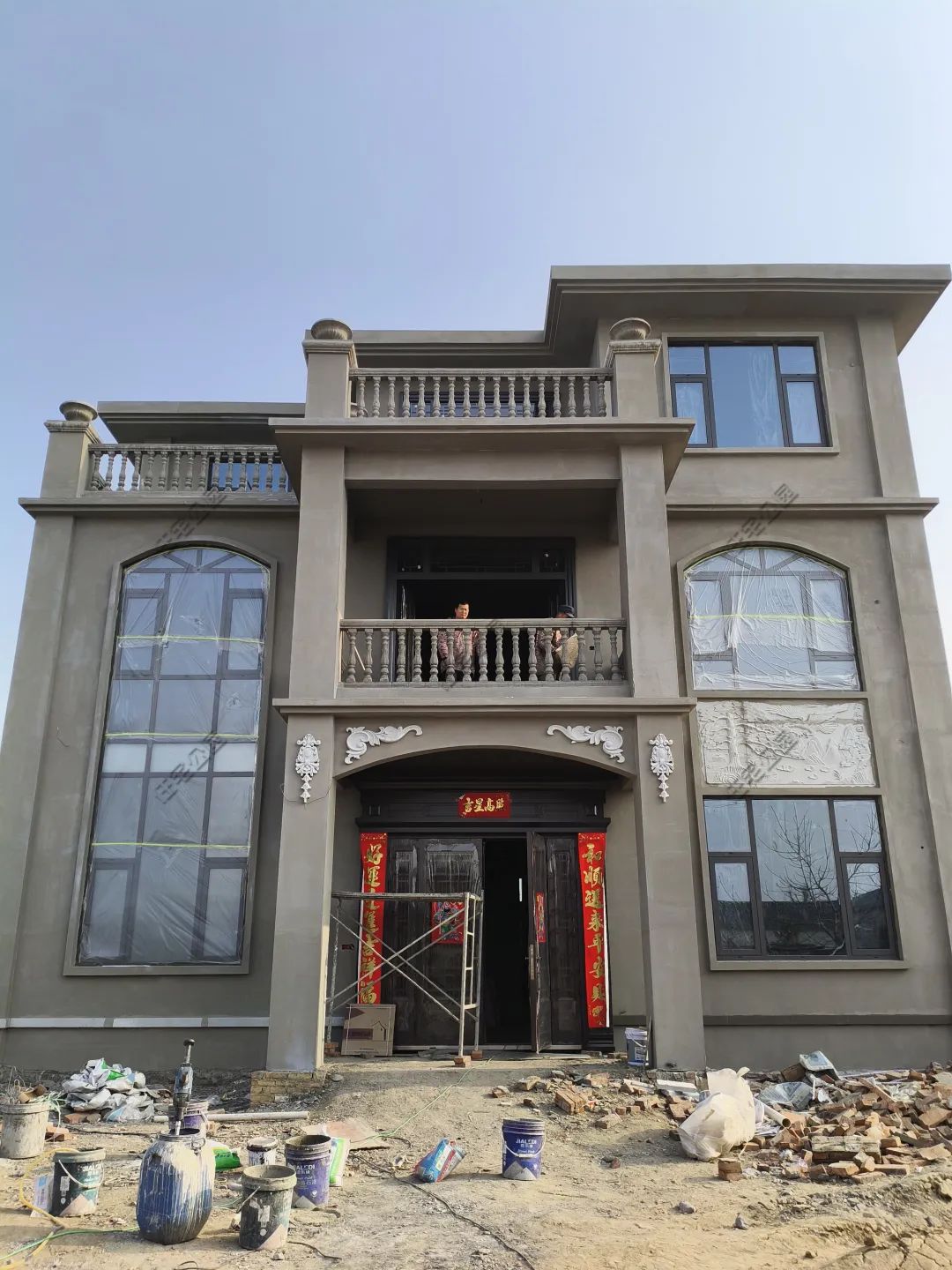 40万搞定三层欧式别墅,湖北襄阳的这栋房,当真是羡慕到眼红丨施工队